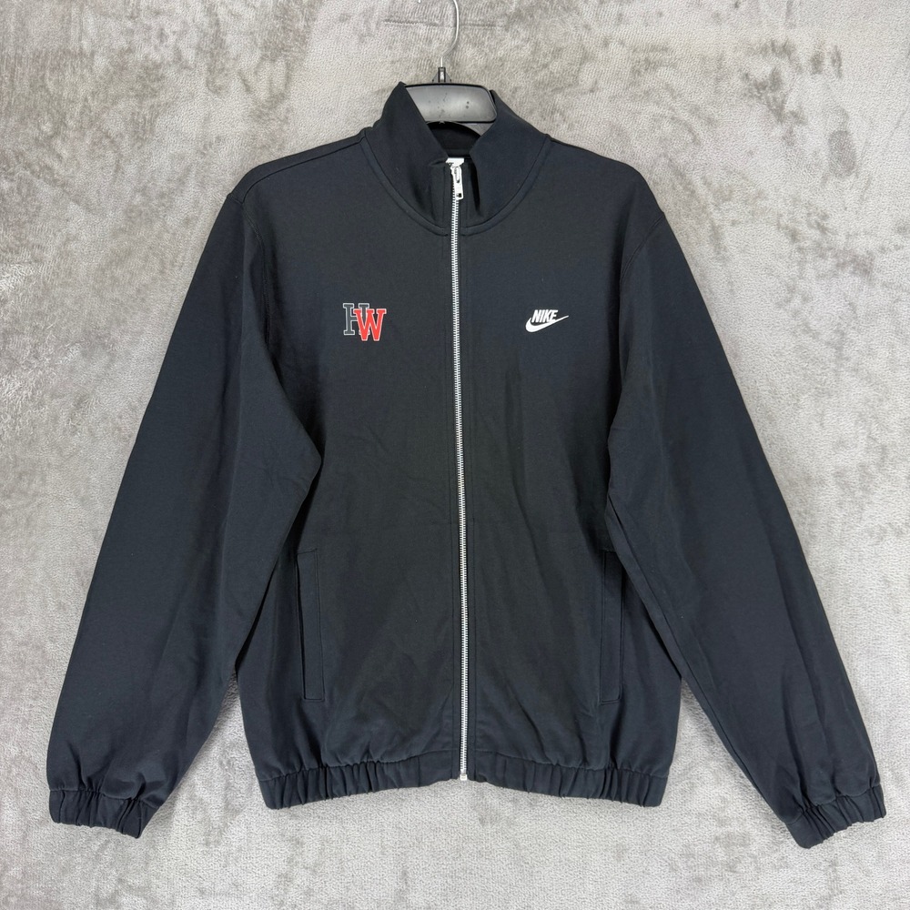 Nike Mens‎ Harvard Westlake HW Track Jacket Black Full Zip FQ3426-010 Small